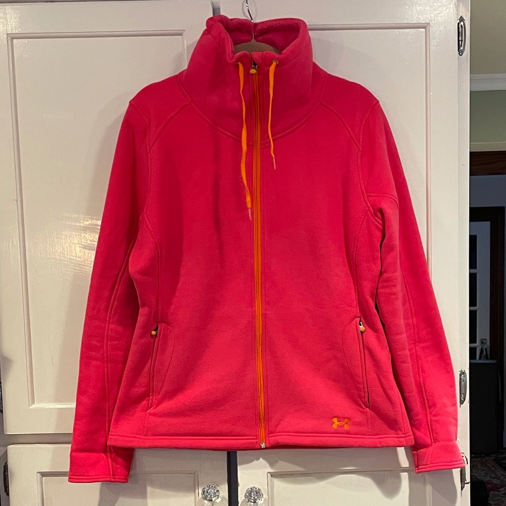 Under Armour Pink Fleece Zip Up